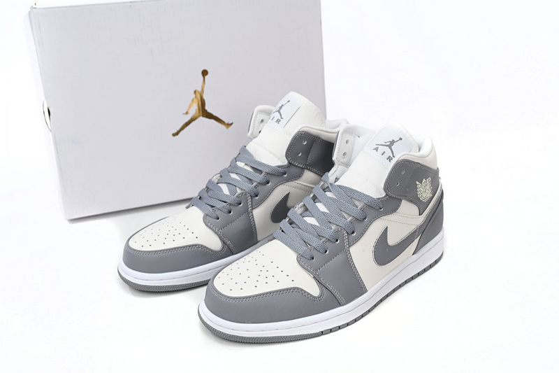 MID Air Jordan 1 White Soot