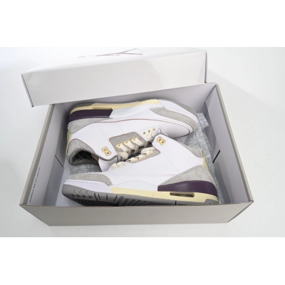 PB A Ma Maniere x Air Jordan 3 Retro SP Medium Grey 02
