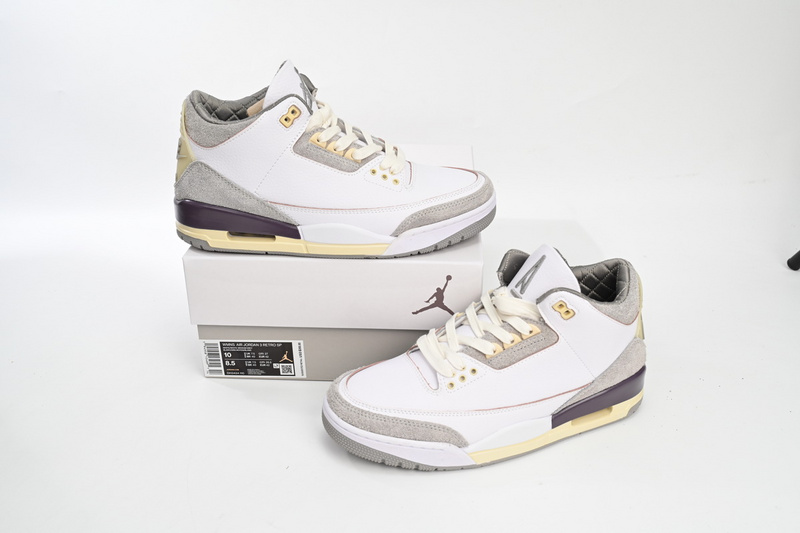 PB A Ma Maniere x Air Jordan 3 Retro SP Medium Grey