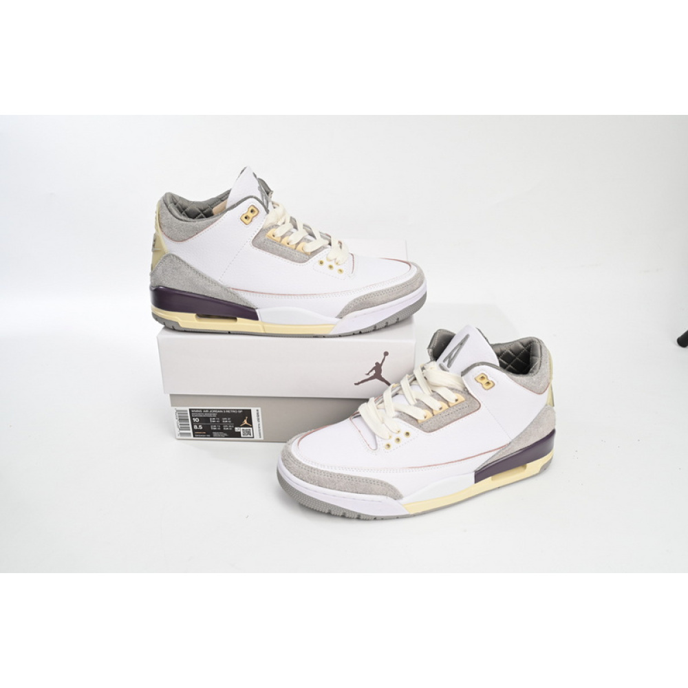 PB A Ma Maniere x Air Jordan 3 Retro SP Medium Grey