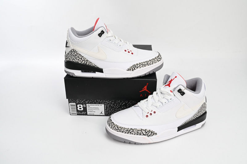 PB Air Jordan 3 JTH NRG Fire Red