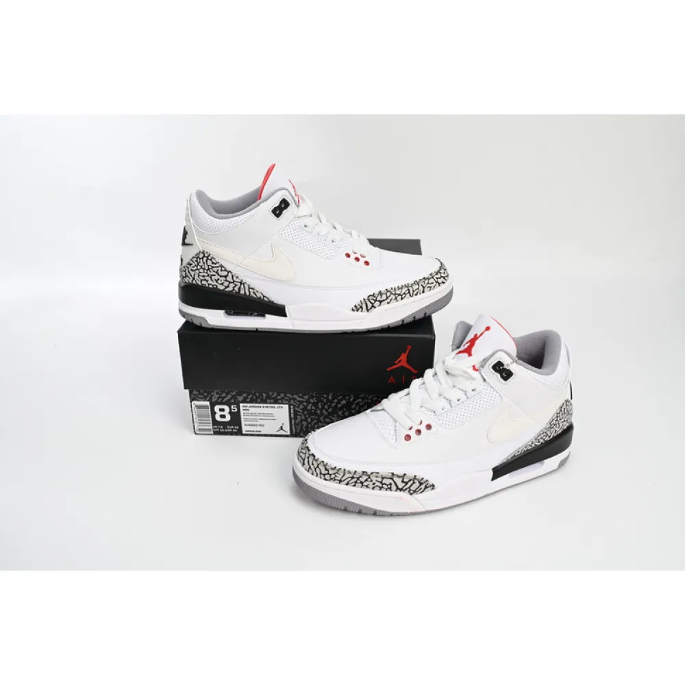 PB Air Jordan 3 JTH NRG Fire Red