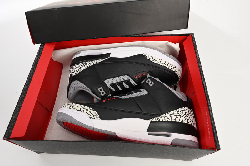 PB Air Jordan 3 Retro Black Cement 2018