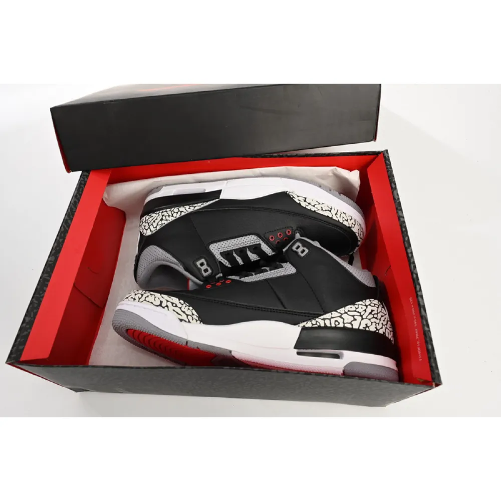 PB Air Jordan 3 Retro Black Cement 2018