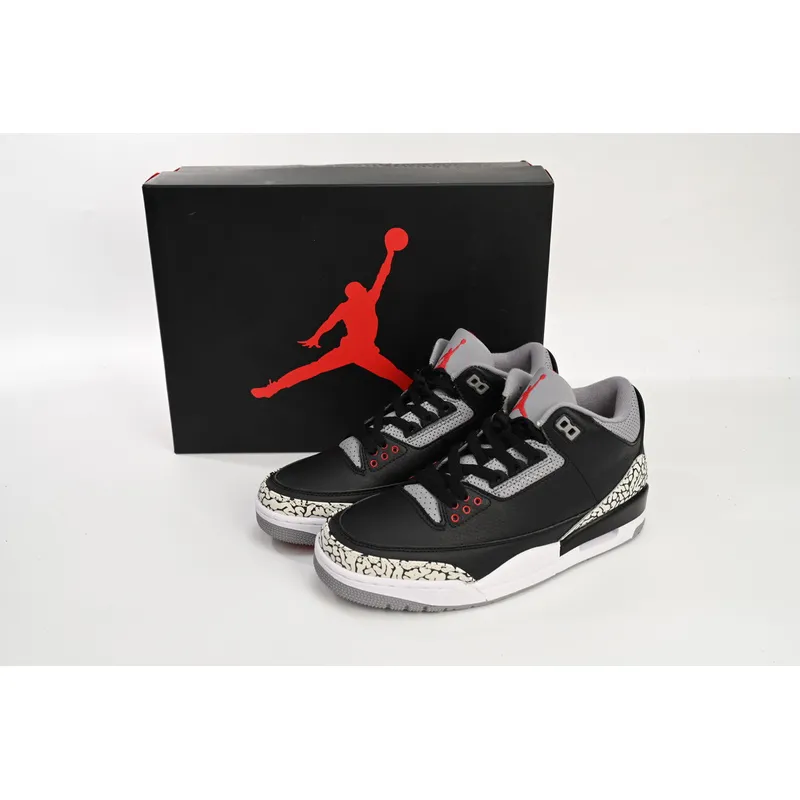 PB Air Jordan 3 Retro Black Cement 2018