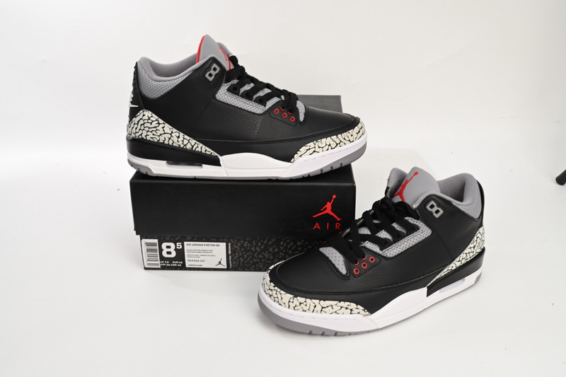 PB Air Jordan 3 Retro Black Cement 2018