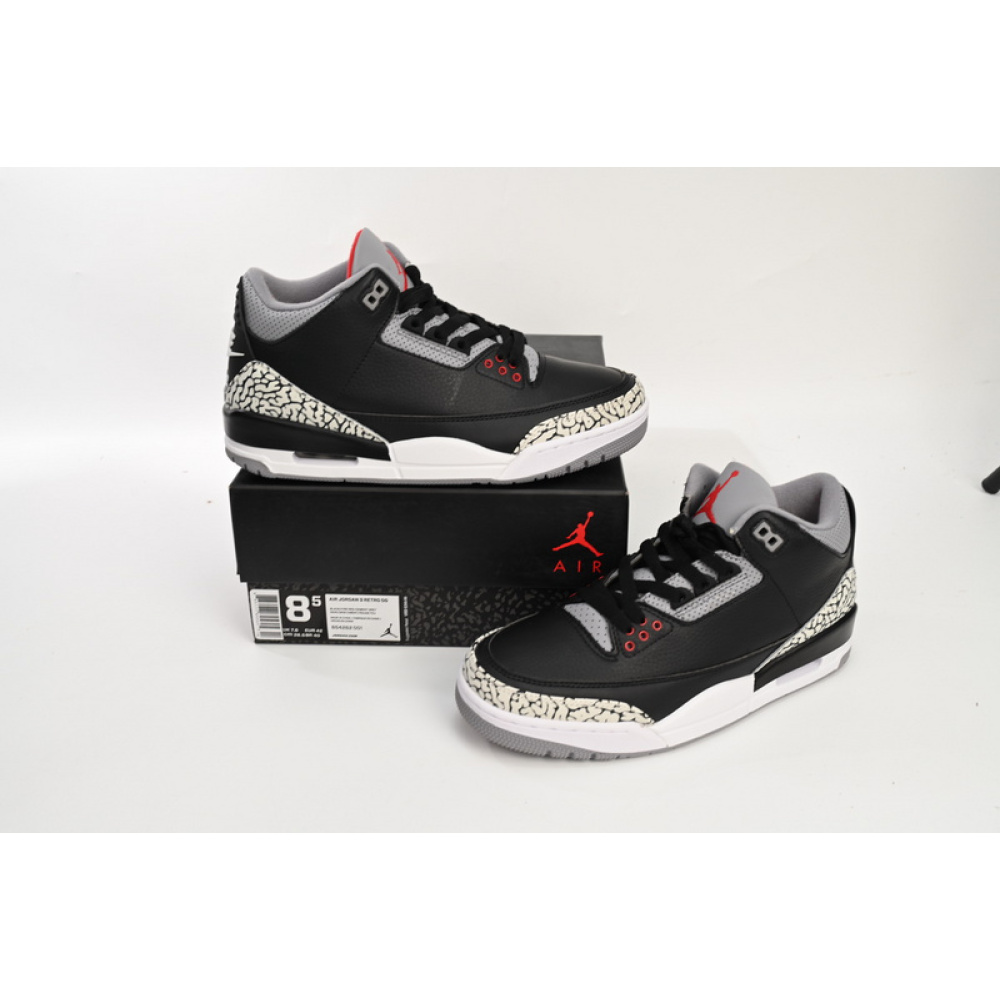 PB Air Jordan 3 Retro Black Cement 2018