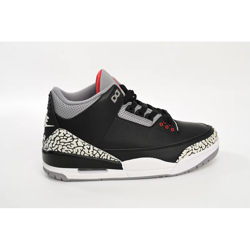 PB Air Jordan 3 Retro Black Cement 2018