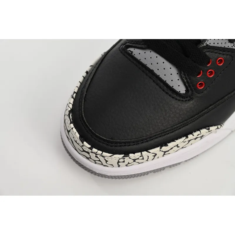 PB Air Jordan 3 Retro Black Cement 2018