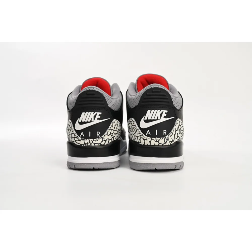 PB Air Jordan 3 Retro Black Cement 2018