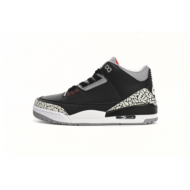 PB Air Jordan 3 Retro Black Cement 2018