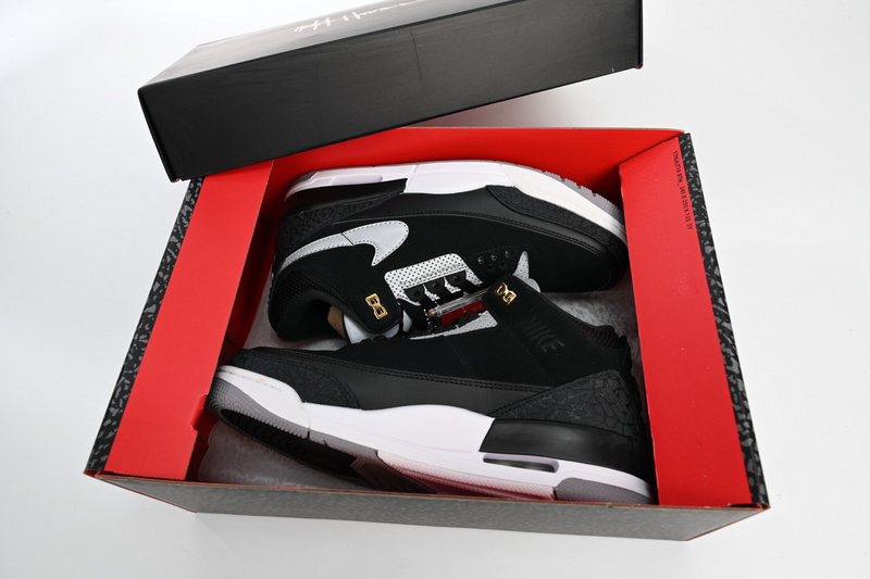 PB Air Jordan 3 Tinker Black Cement