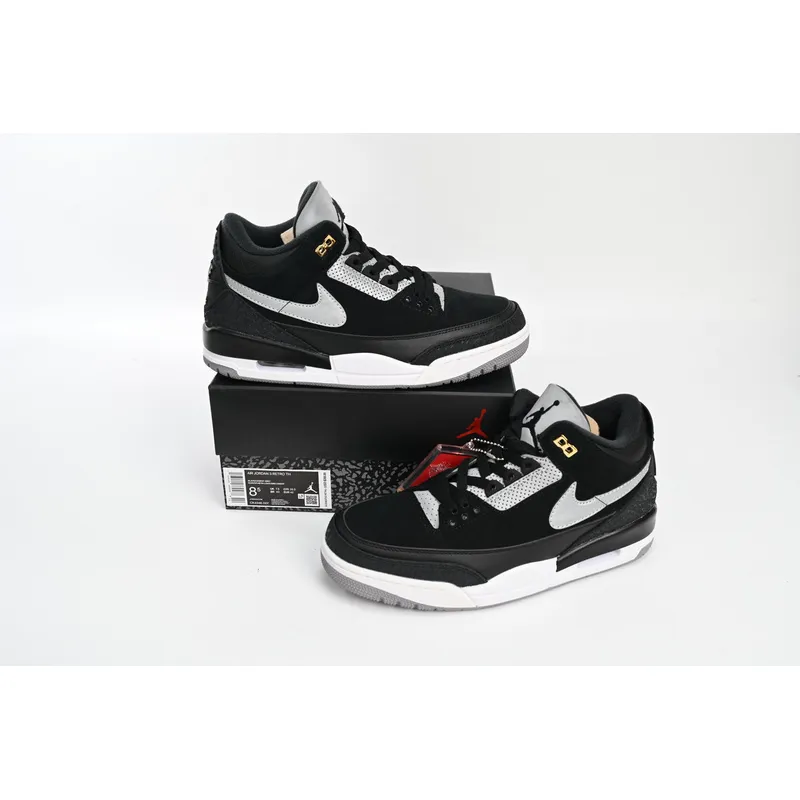 PB Air Jordan 3 Tinker Black Cement