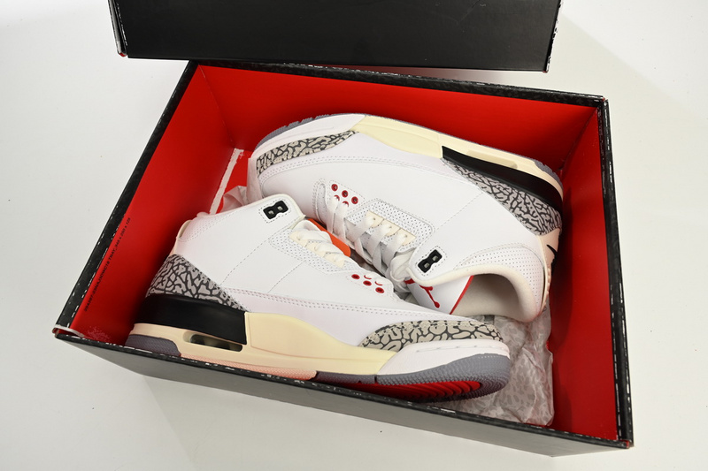 PB Air Jordan 3 White Cement Reimagined