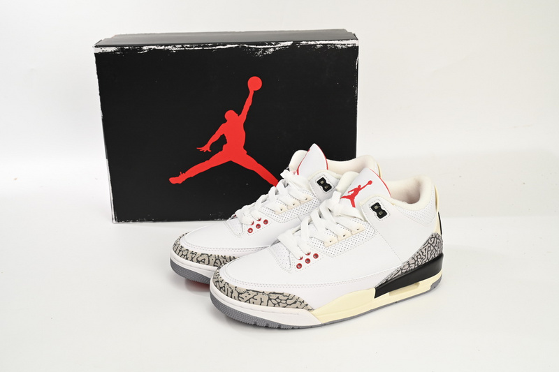 PB Air Jordan 3 White Cement Reimagined