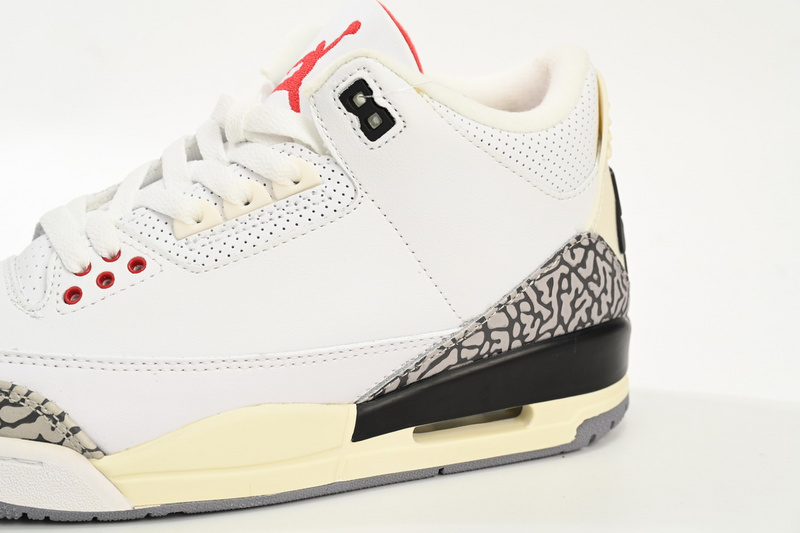 PB Air Jordan 3 White Cement Reimagined