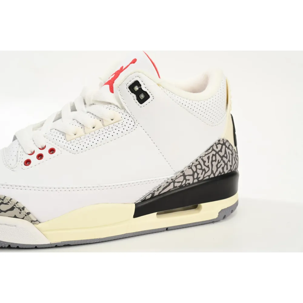 PB Air Jordan 3 White Cement Reimagined