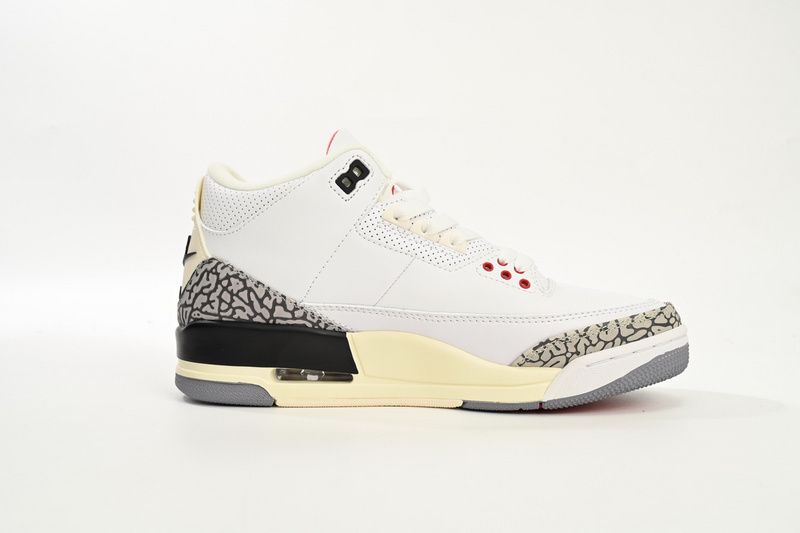 PB Air Jordan 3 White Cement Reimagined