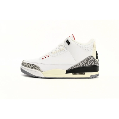 PB Air Jordan 3 White Cement Reimagined 01