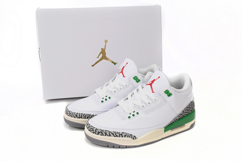 PB Air Jordan 3 WMNS “Lucky Green”