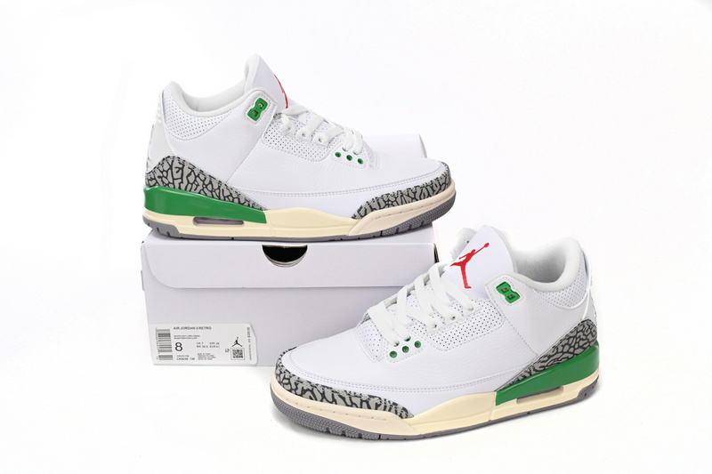 PB Air Jordan 3 WMNS “Lucky Green”