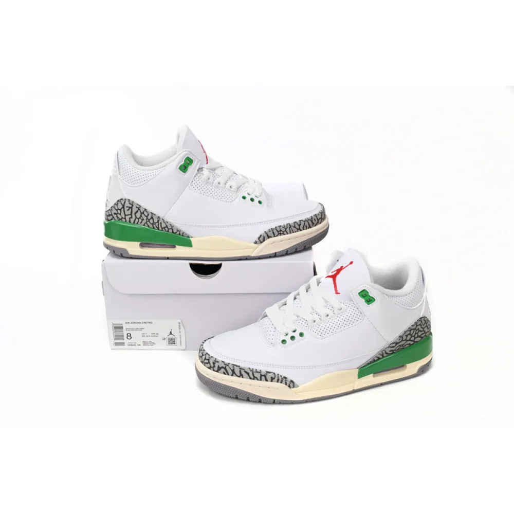 PB Air Jordan 3 WMNS “Lucky Green”