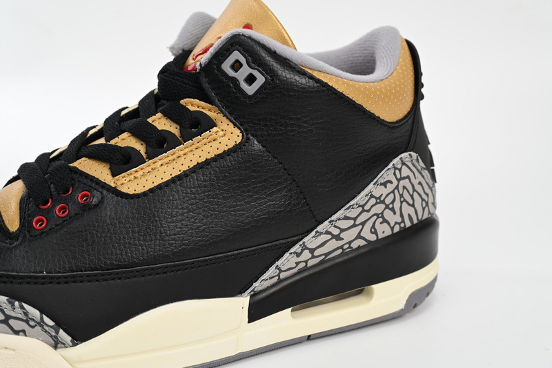 PB Air Jordan 3 WMNS Black Gold