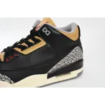 PB Air Jordan 3 WMNS Black Gold