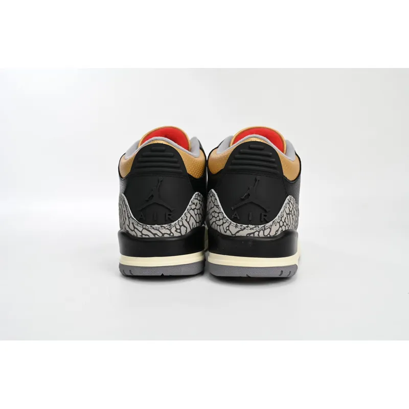 PB Air Jordan 3 WMNS Black Gold