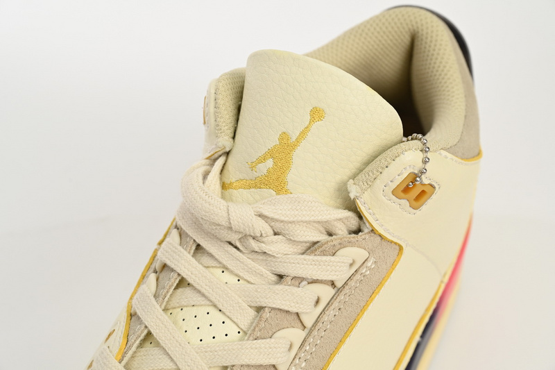 PB Balvin x Air Jordan 3 White Blue Red