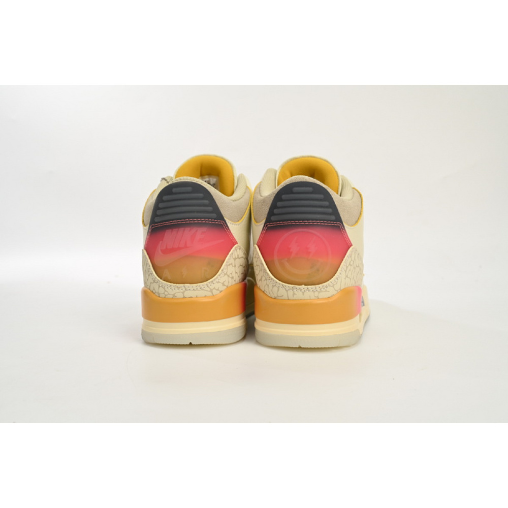PB Balvin x Air Jordan 3 White Blue Red