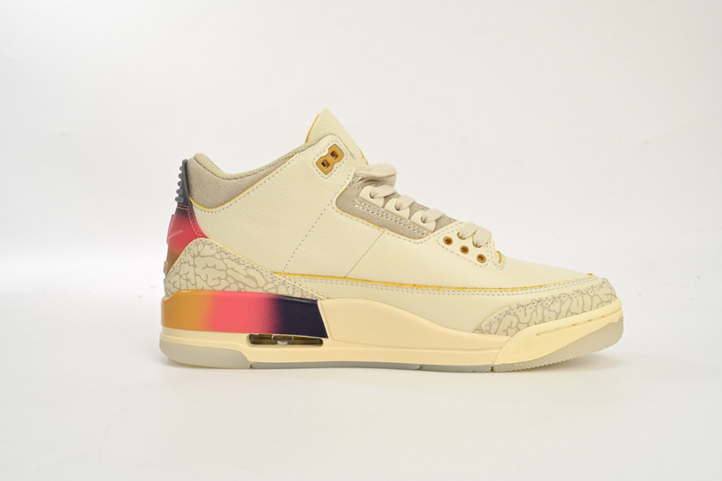 PB Balvin x Air Jordan 3 White Blue Red