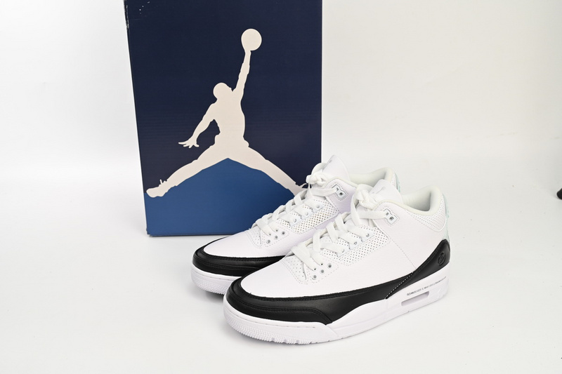 PB Fragment Design x Air Jordan 3 Black White