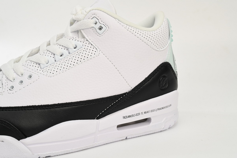 PB Fragment Design x Air Jordan 3 Black White