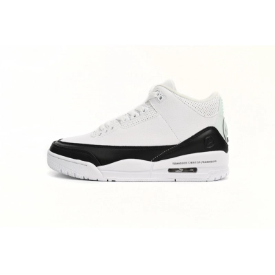 PB Fragment Design x Air Jordan 3 Black White 01