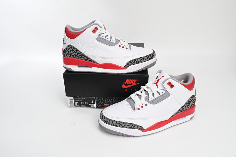 PK Air Jordan 3 OG Fire Red