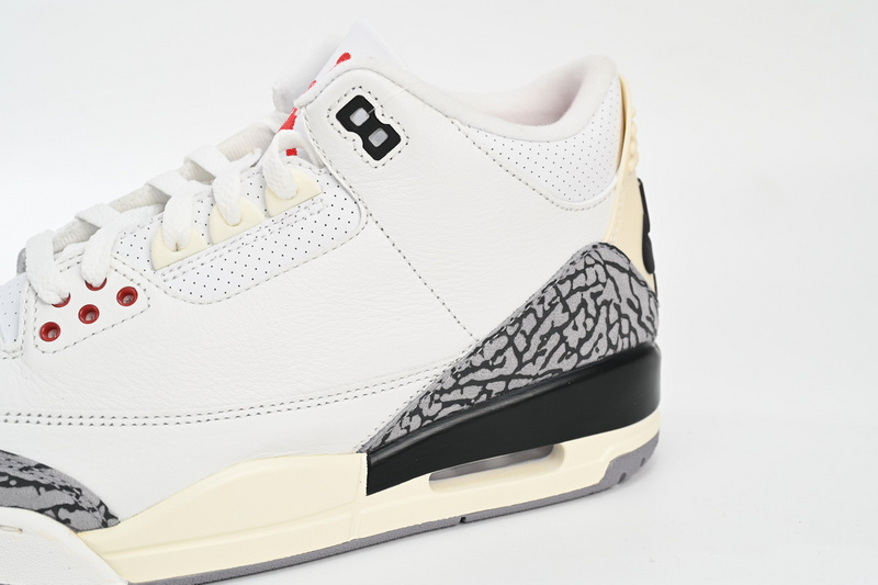 PK Air Jordan 3 White Cement Reimagined