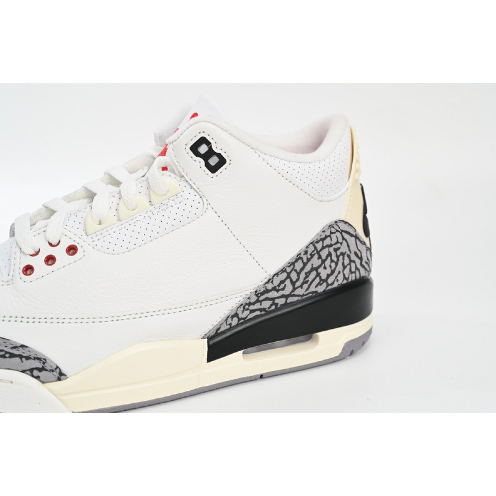 PK Air Jordan 3 White Cement Reimagined