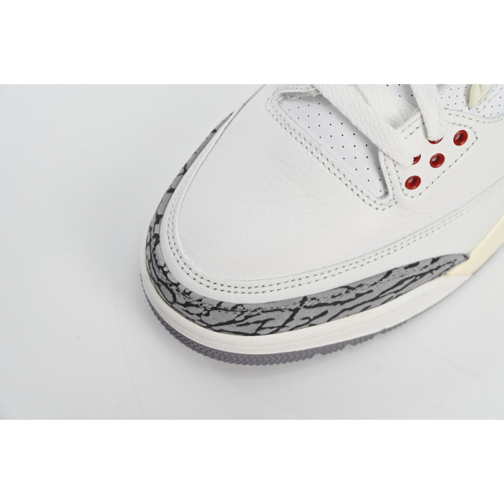 PK Air Jordan 3 White Cement Reimagined