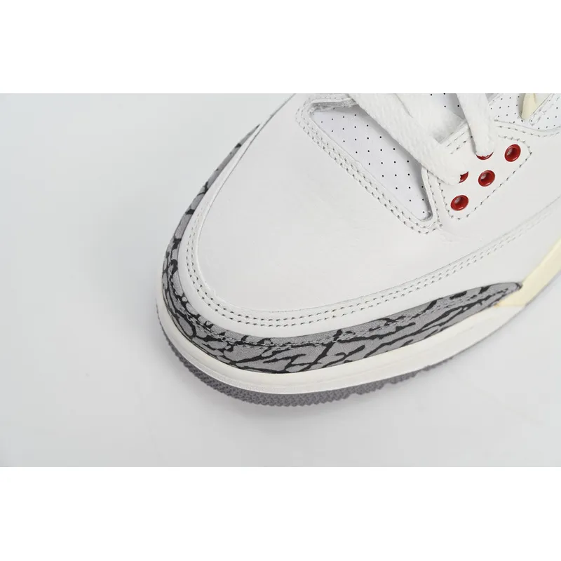 PK Air Jordan 3 White Cement Reimagined