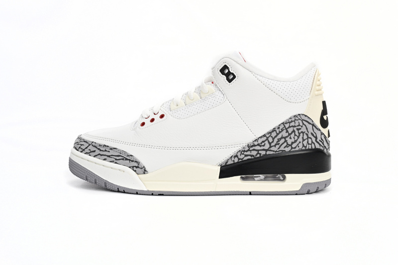 PK Air Jordan 3 White Cement Reimagined