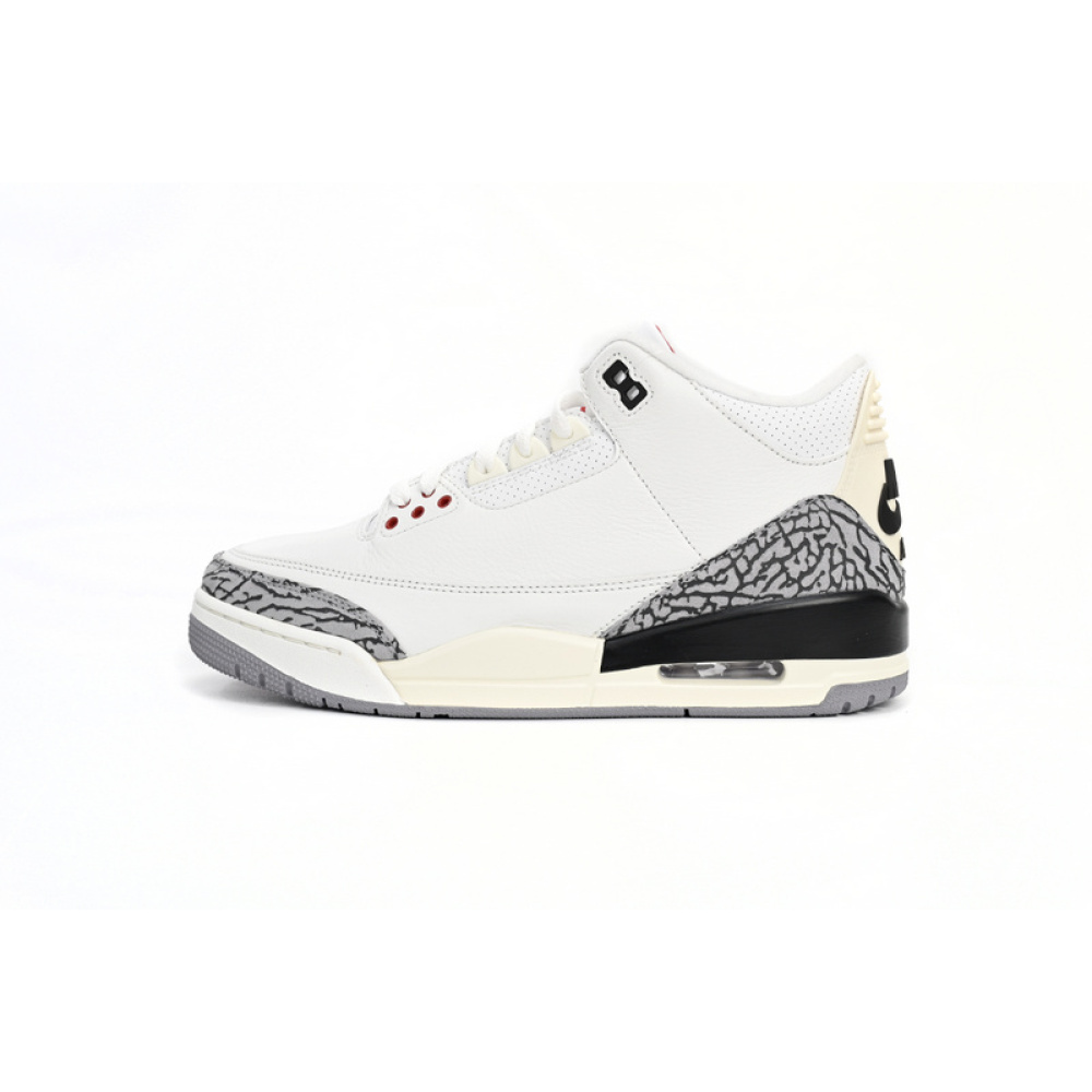 PK Air Jordan 3 White Cement Reimagined