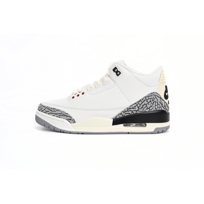 PK Air Jordan 3 White Cement Reimagined 01