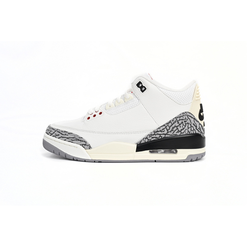 PK Air Jordan 3 White Cement Reimagined