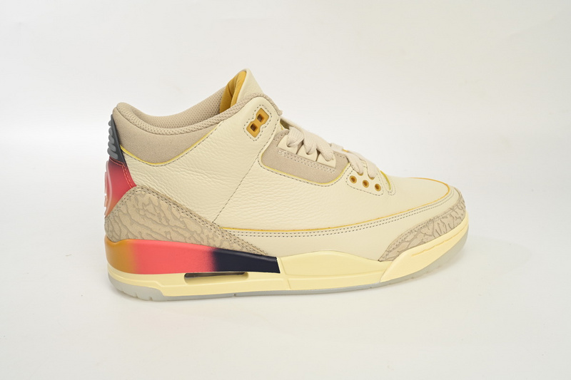 PK J Balvin x Air Jordan 3 White Blue Red