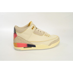 PK J Balvin x Air Jordan 3 White Blue Red