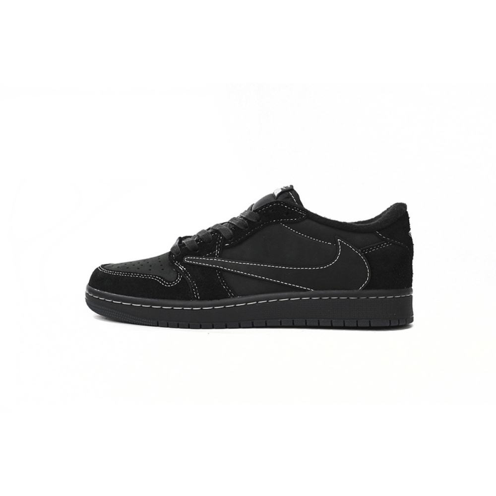 PRO  Travis Scott x Air Jordan 1 Low Black Phantom