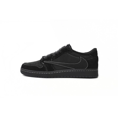 PRO  Travis Scott x Air Jordan 1 Low Black Phantom 01