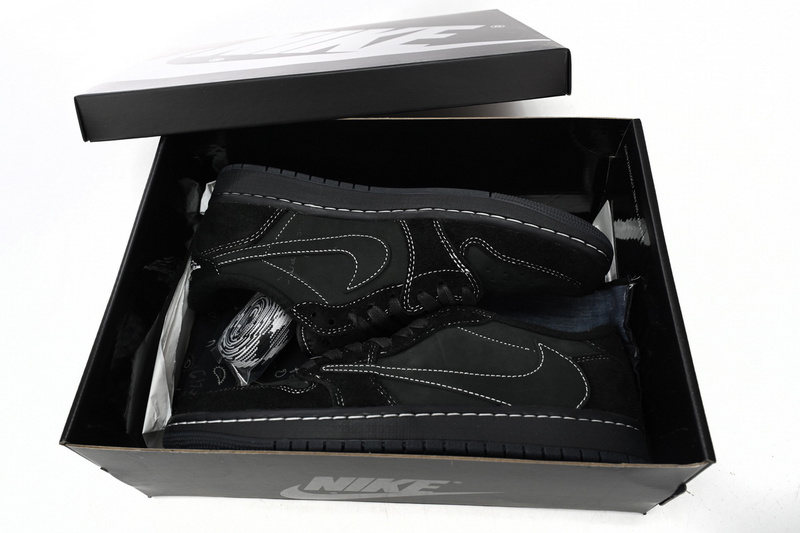 PRO  Travis Scott x Air Jordan 1 Low Black Phantom