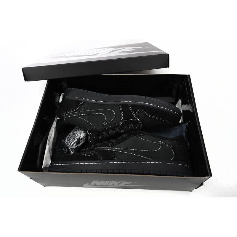 PRO  Travis Scott x Air Jordan 1 Low Black Phantom